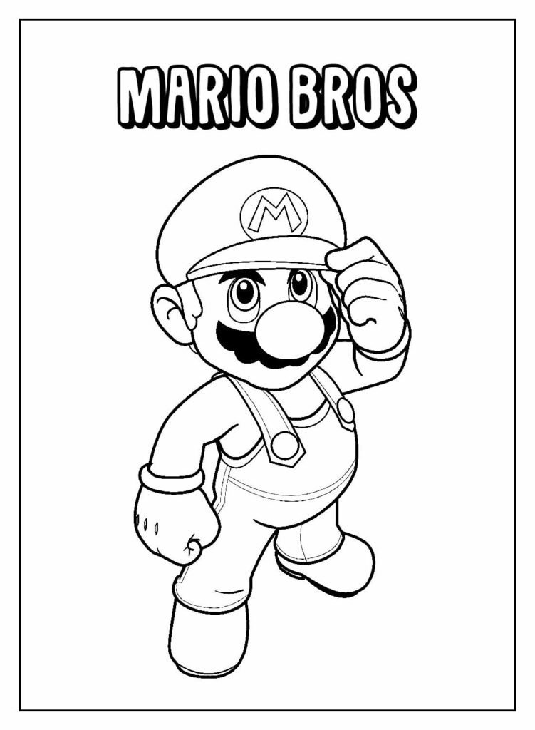 desenhos de mario bros para colorir 40