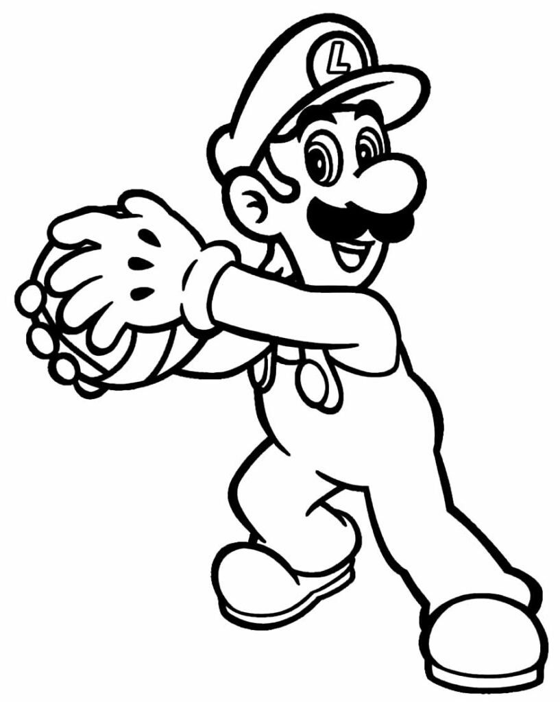 desenhos de mario bros para colorir 42