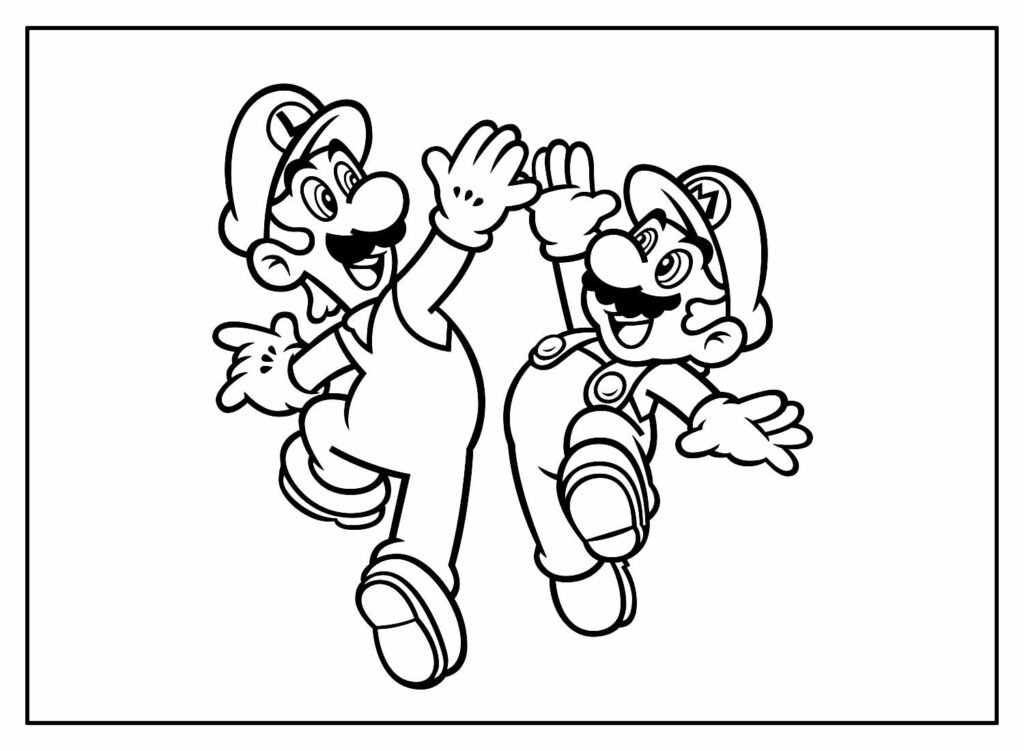 desenhos de mario bros para colorir 45