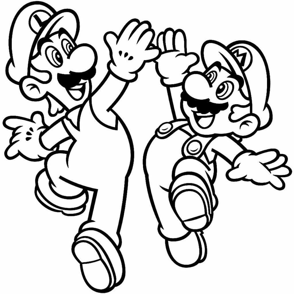 desenhos de mario bros para colorir 46