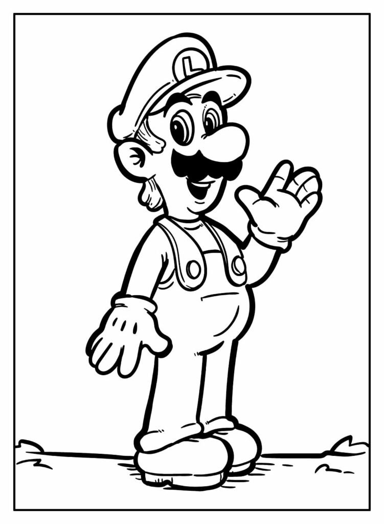 desenhos de mario bross para colorir 10