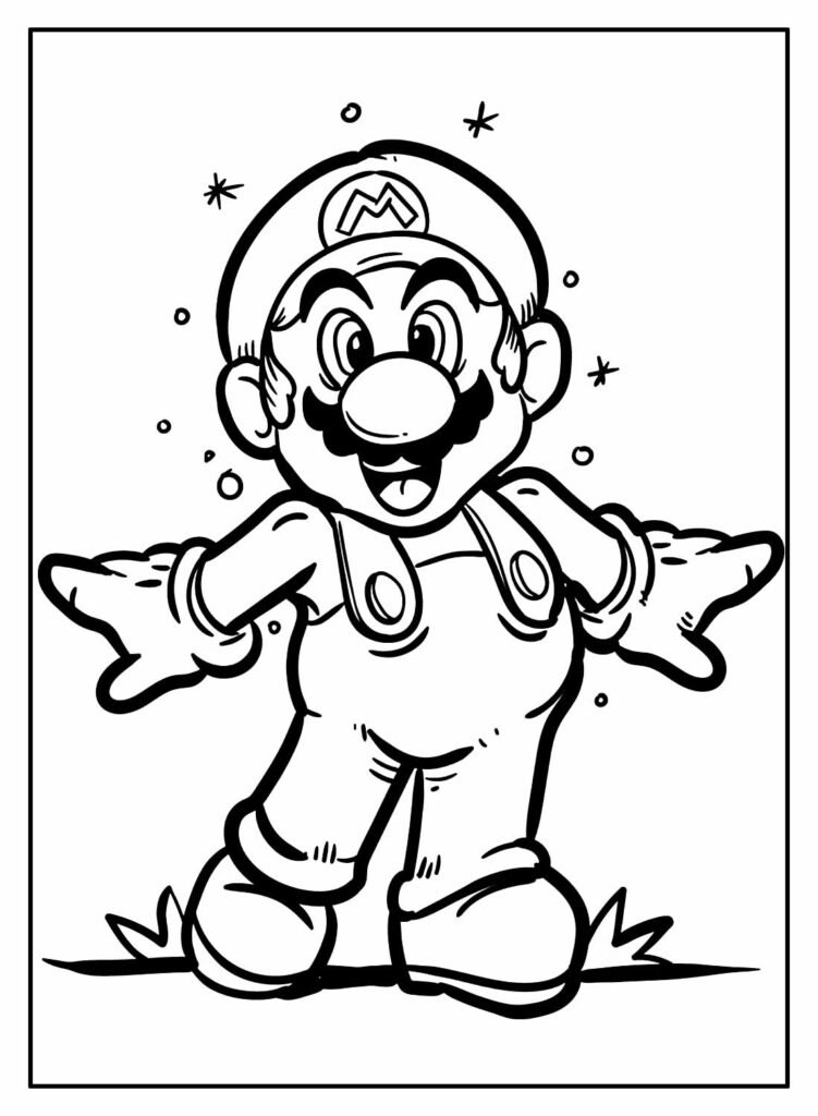 desenhos de mario bross para colorir 11