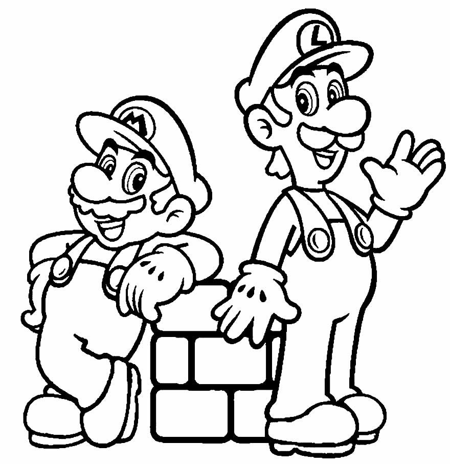 desenhos de mario bross para colorir 13