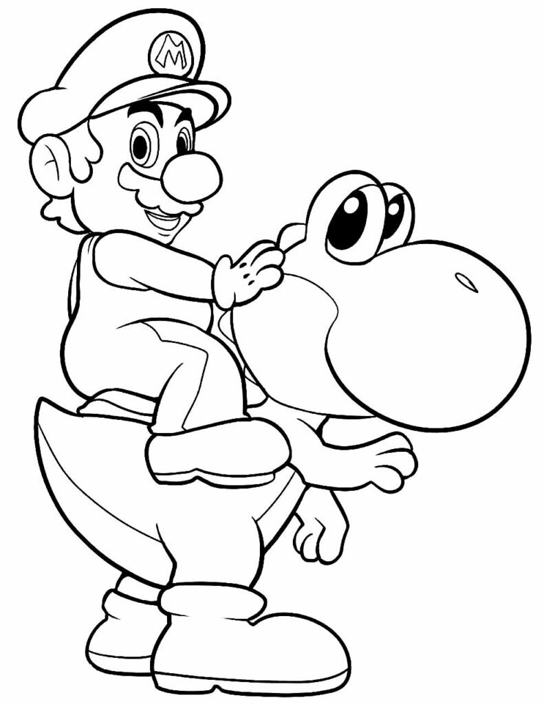 desenhos de mario bross para colorir 14