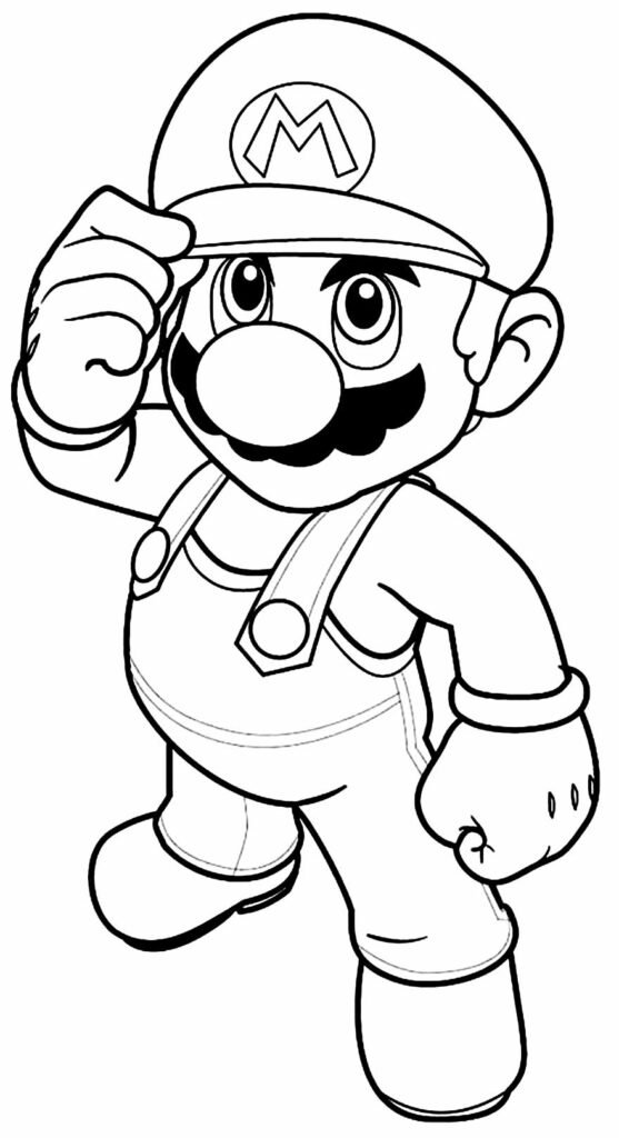 desenhos de mario bross para colorir 2