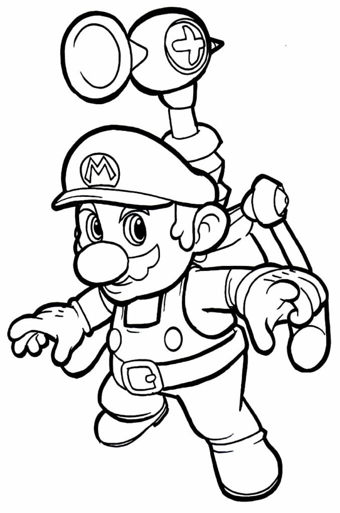 desenhos de mario bross para colorir 32