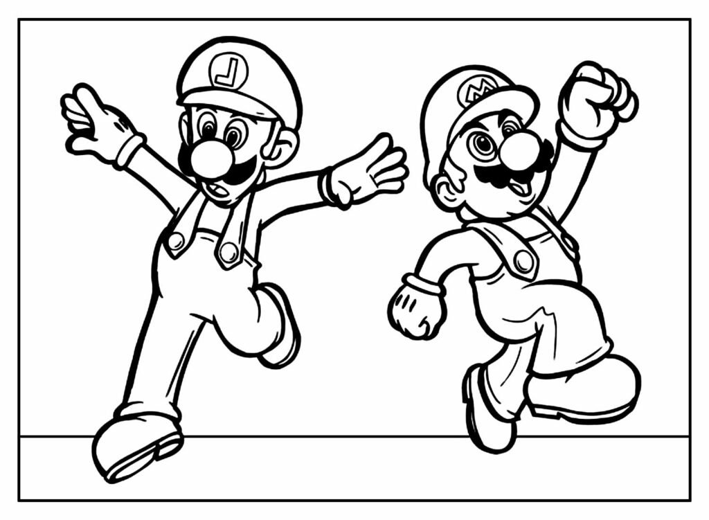 desenhos de mario bross para colorir 8