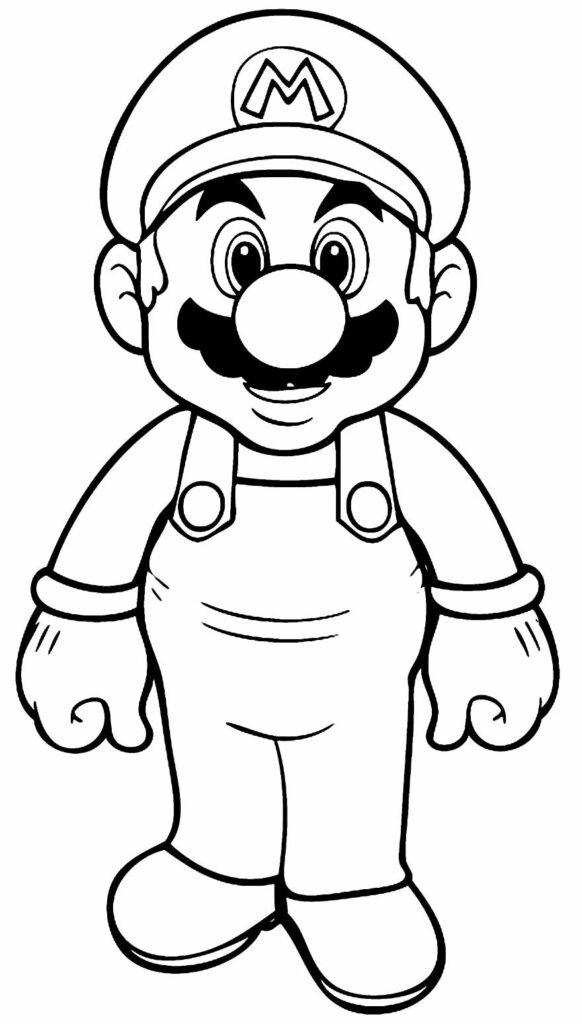 desenhos de mario bross para colorir 9