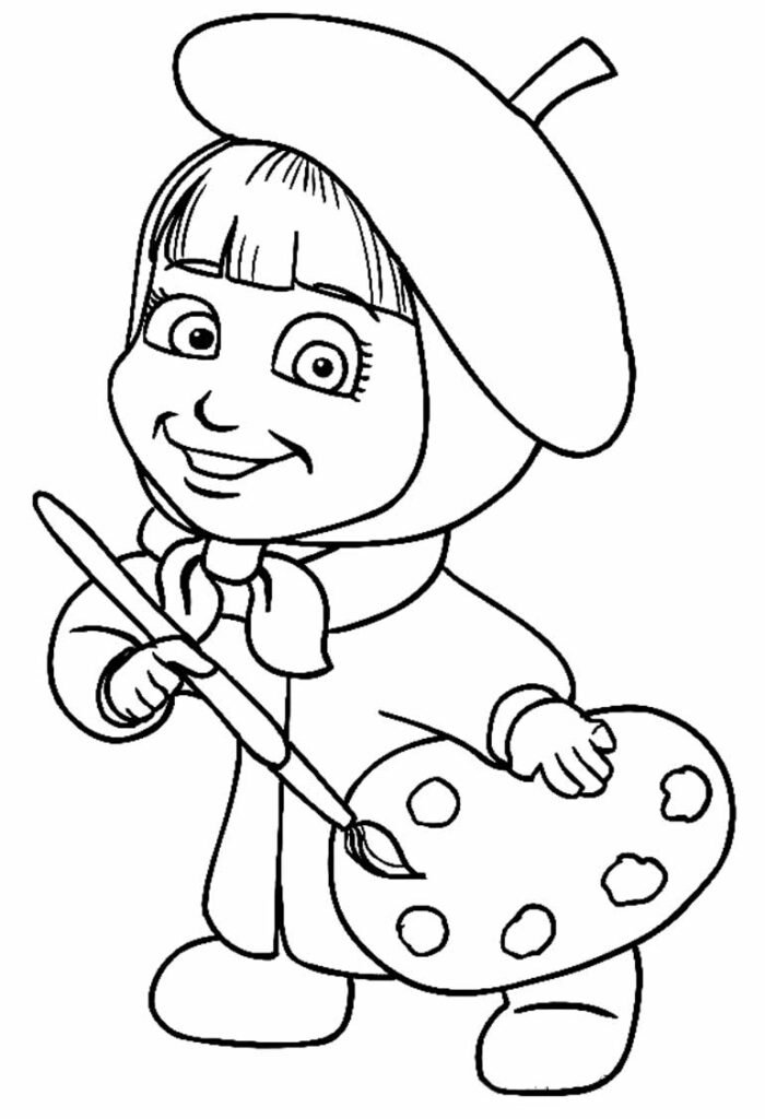 desenhos de masha e o urso para colorir 31 desenhos de masha e o urso para colorir 31