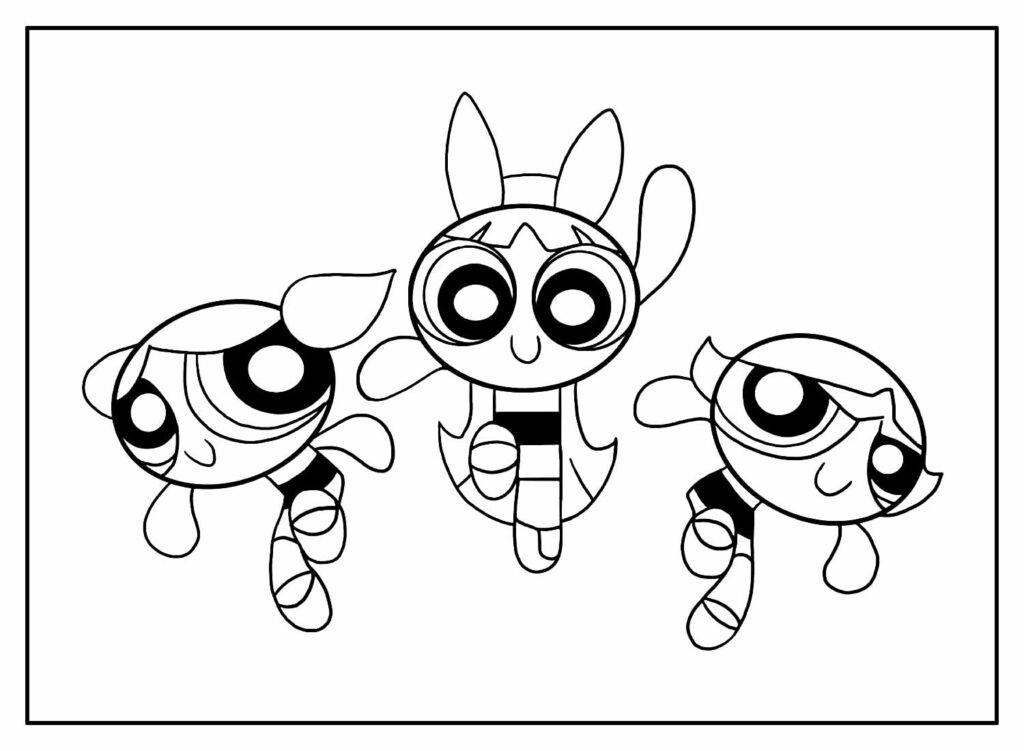 desenhos de meninas super poderosas 15