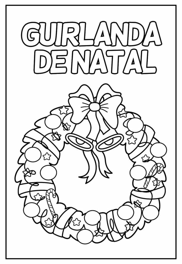 desenhos de natal para colorir 12