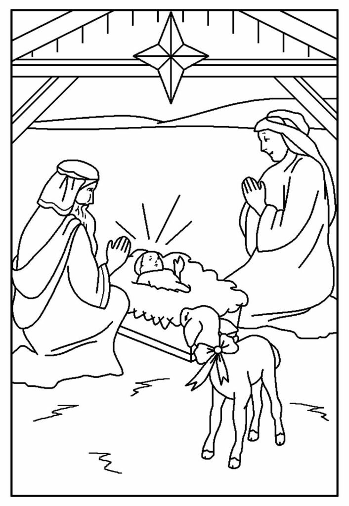 desenhos de natal para colorir 19