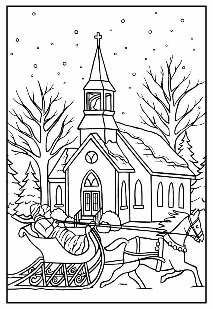 desenhos de natal para colorir 21