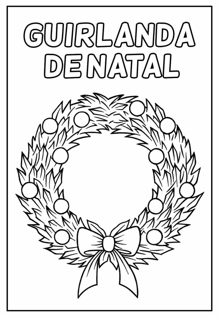 desenhos de natal para colorir 3