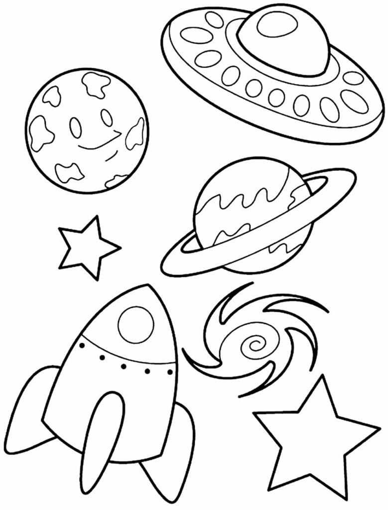 desenhos de nave espacial 1