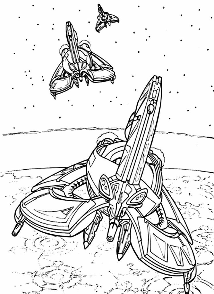 desenhos de nave espacial 6
