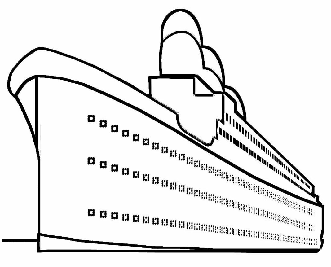 Desenhos de Navio para Colorir e Imprimir
