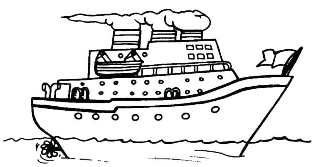 desenhos de navio para colorir 1100