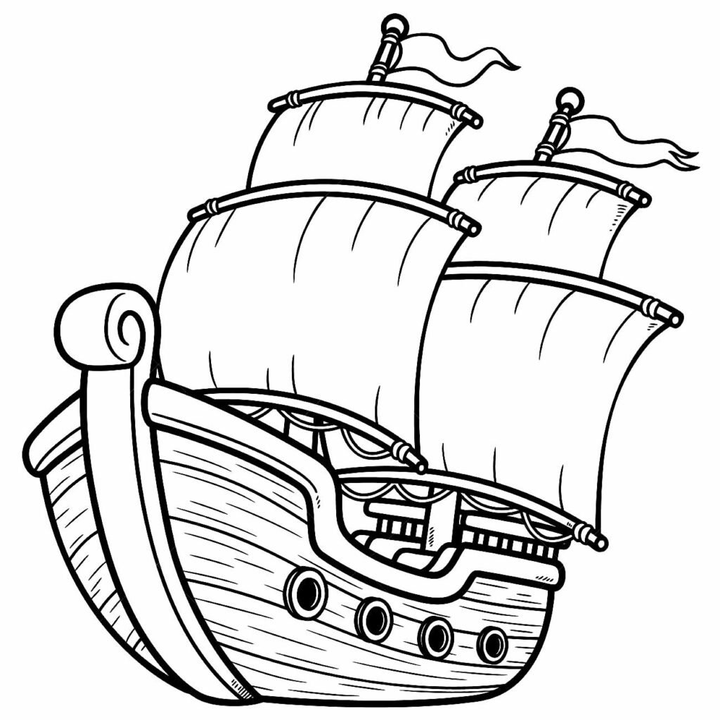 desenhos de navio para colorir 15