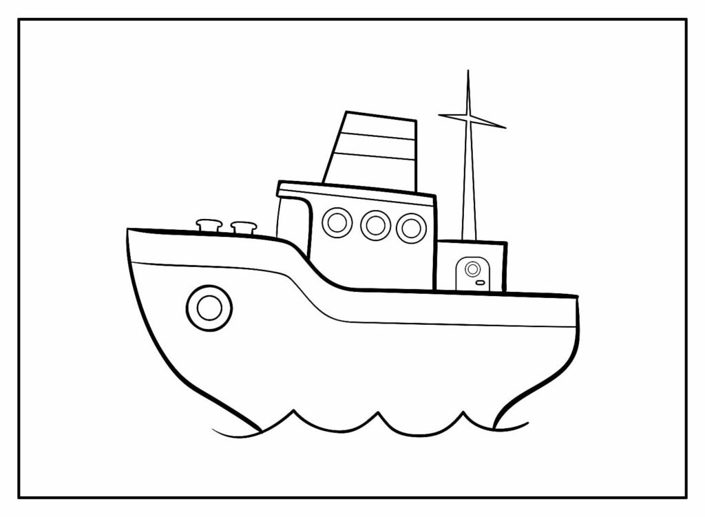 desenhos de navio para colorir 4 1