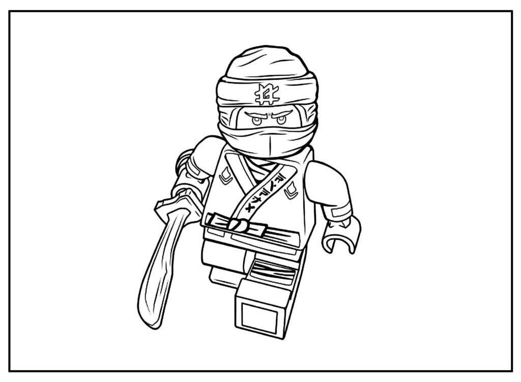 Desenhos de Ninja para colorir - Bora Colorir