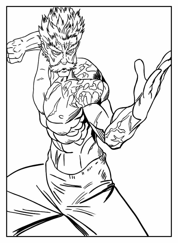 desenhos de one punch man para colorir 25 751x1024 1