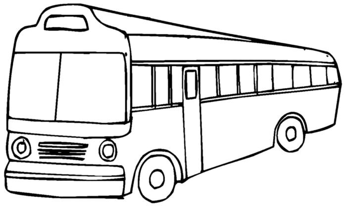 Desenhos de Ônibus para Colorir e Imprimir