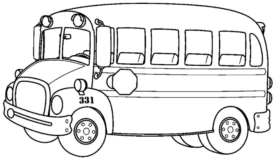 Desenhos de Ônibus para Colorir e Imprimir