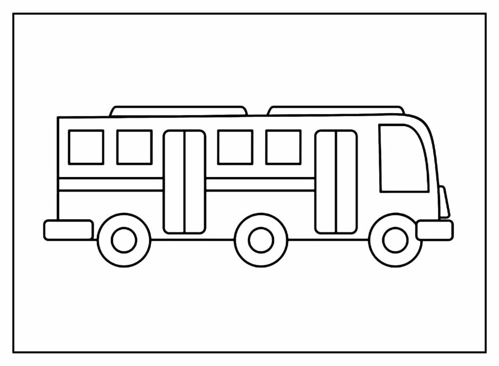desenhos de onibus para colorir 27