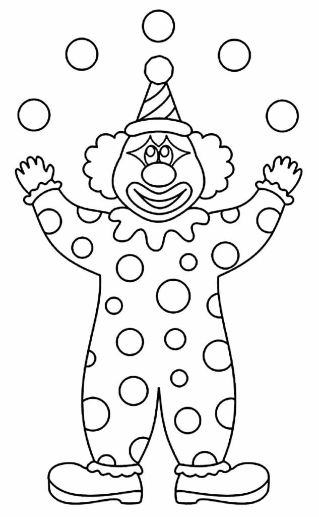 desenhos de palhaco para colorir 13