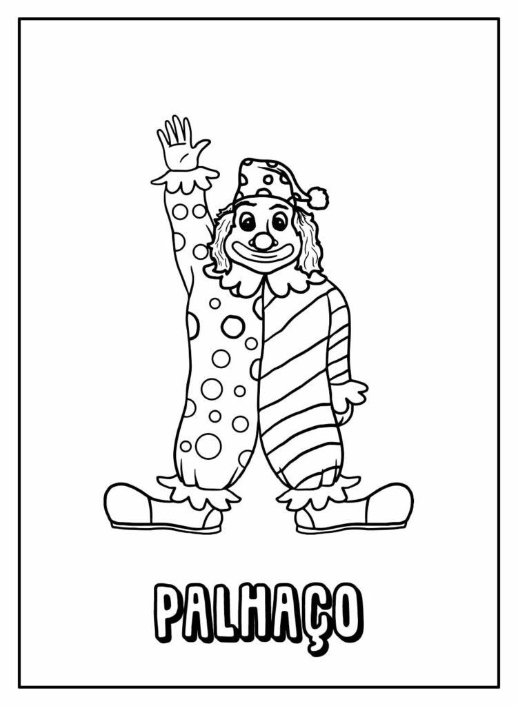desenhos de palhaco para colorir 22