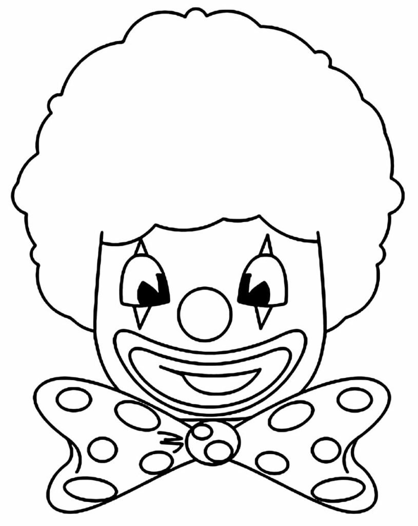 desenhos de palhaco para colorir 3