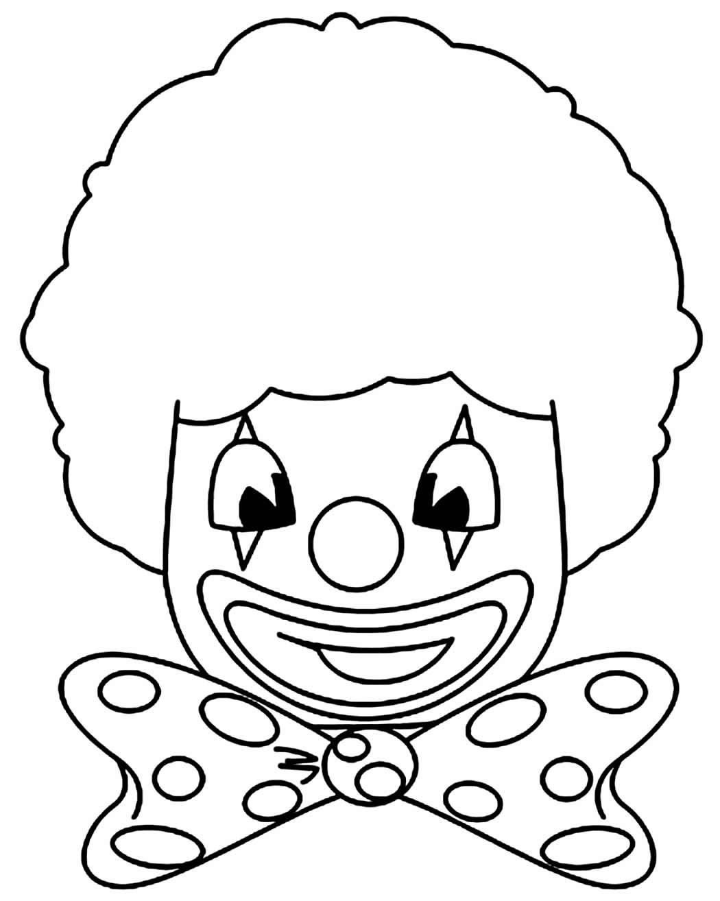 Desenhos de Palhaço para Colorir e Imprimir