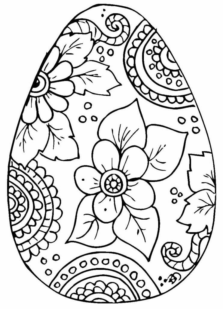 desenhos de pascoa para colorir 16