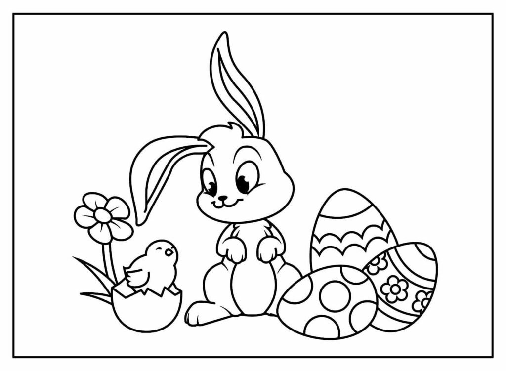 desenhos de pascoa para colorir 8