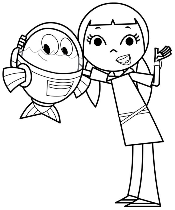 Desenhos do Peixonauta para Colorir e Imprimir