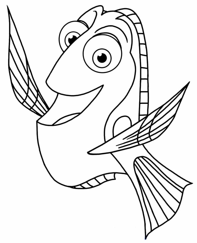 desenhos de procurando dory 11