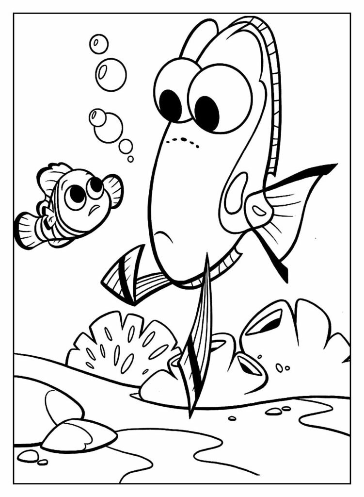 desenhos de procurando dory 23