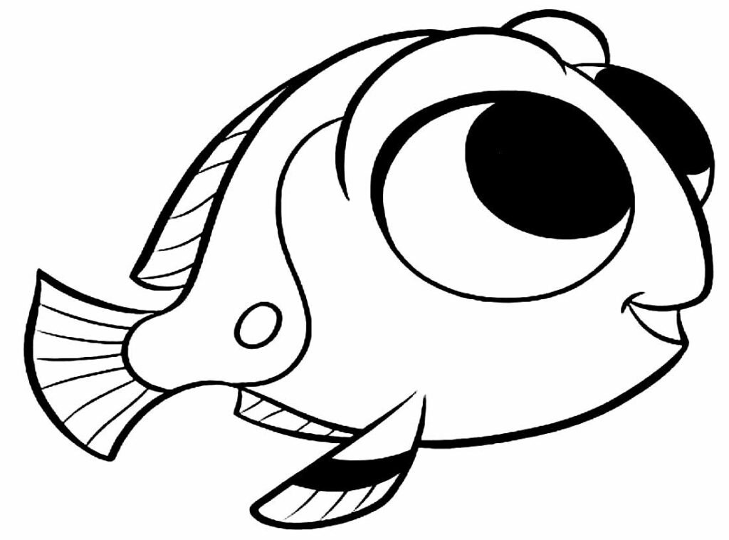 desenhos de procurando dory 6