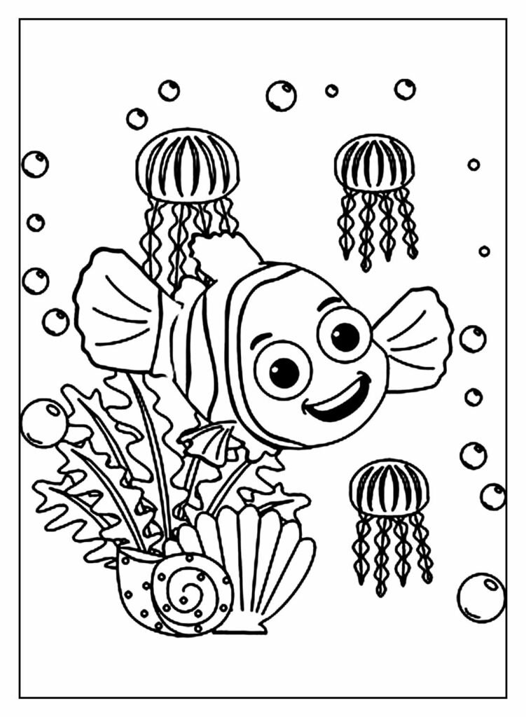 desenhos de procurando nemo para colorir 12