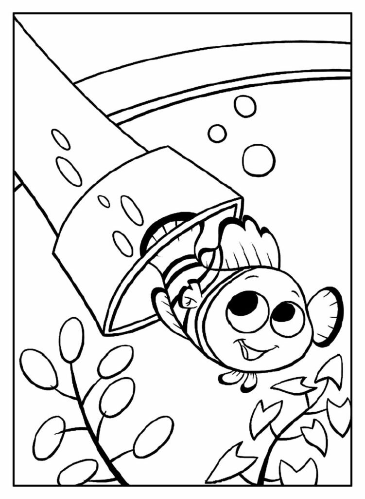desenhos de procurando nemo para colorir 16