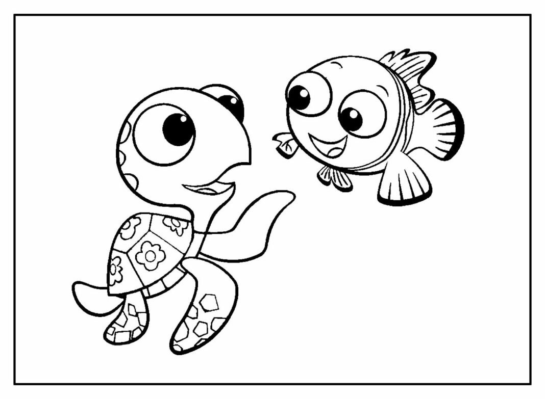 Desenhos de Procurando Nemo para Colorir e Imprimir