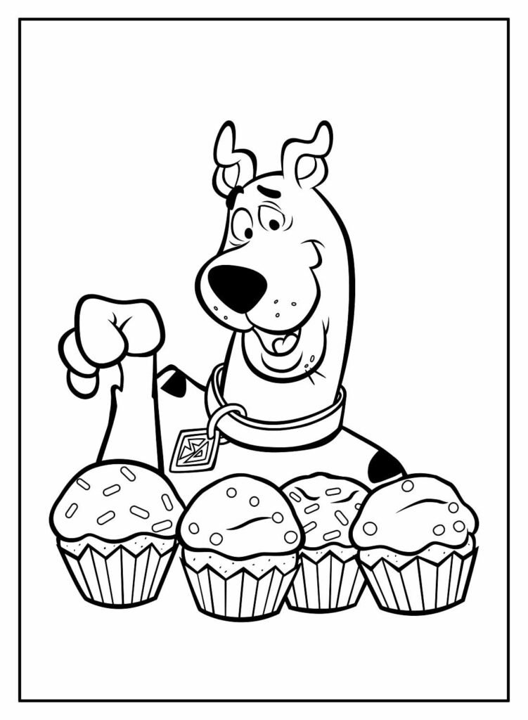 desenhos de scooby doo para colorir 1