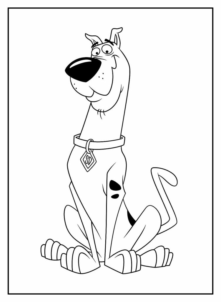 desenhos de scooby doo para colorir 10