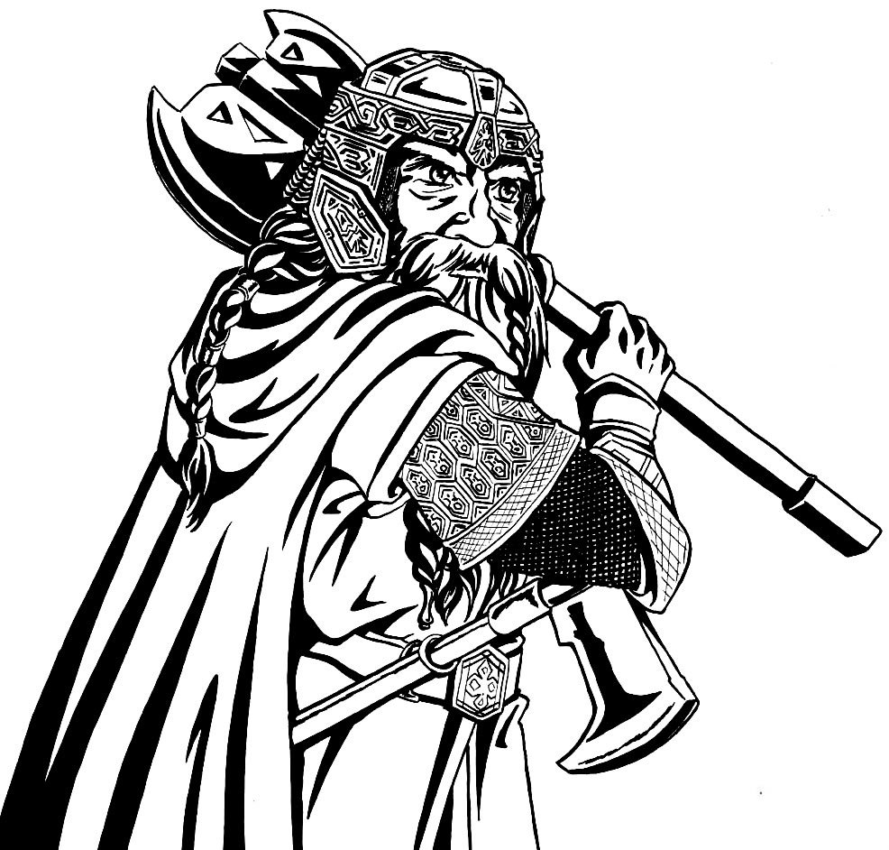 desenhos de senhor dos aneis para colorir 11