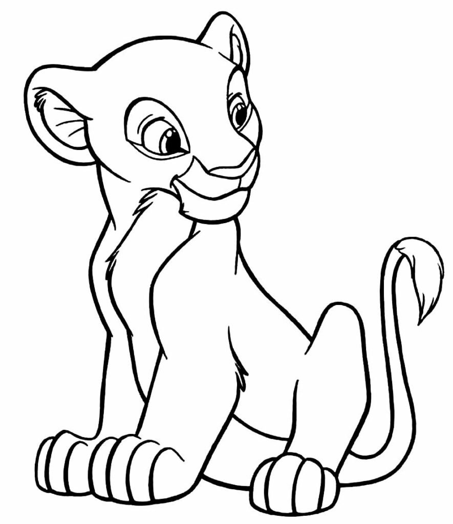 desenhos de simba para colorir 23