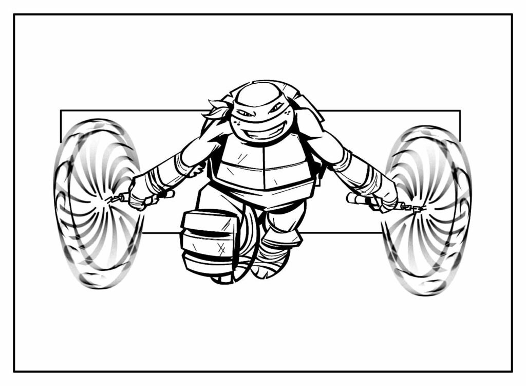 desenhos de tartarugas ninjas para colorir 11
