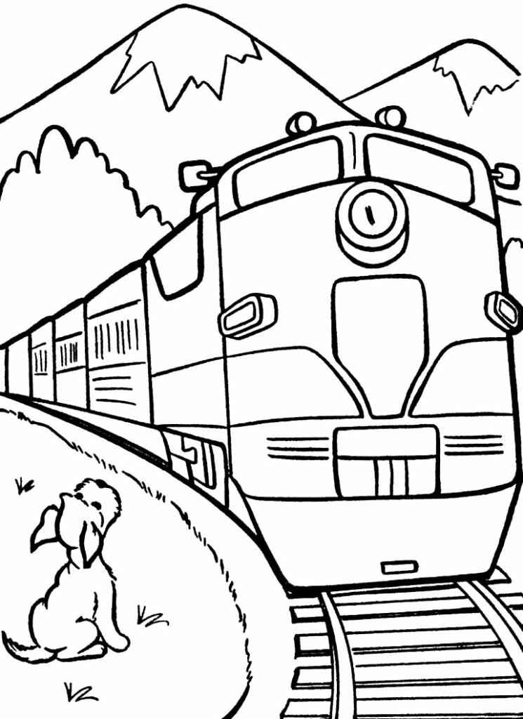 desenhos de trenzinho para colorir 1200