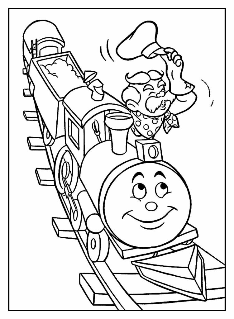 desenhos de trenzinho para colorir 14