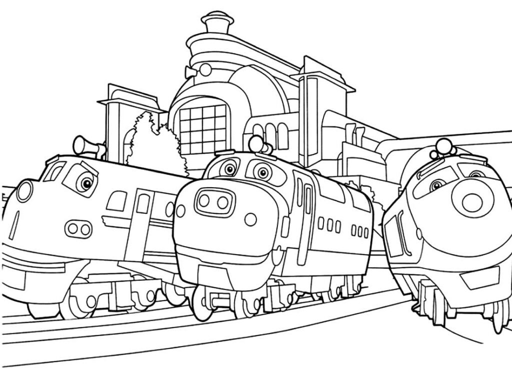 desenhos de trenzinho para colorir 1500